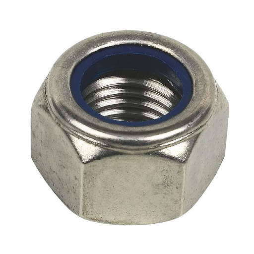 Stainless Steel Nylon Insert Lock Nuts Fixmart