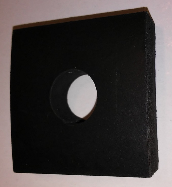 Rubber Antivibration Square Washer Fixmart