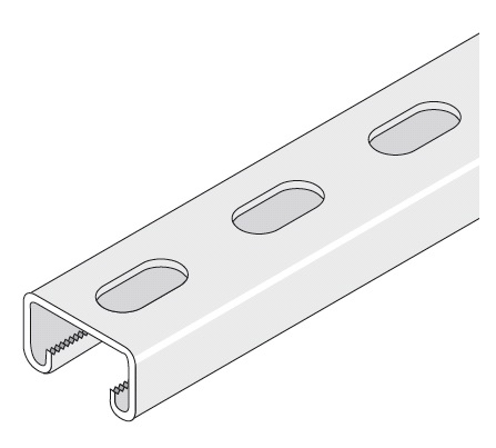 41 x 21 Slotted 2.5mm Pre-cut Channel | Fixmart