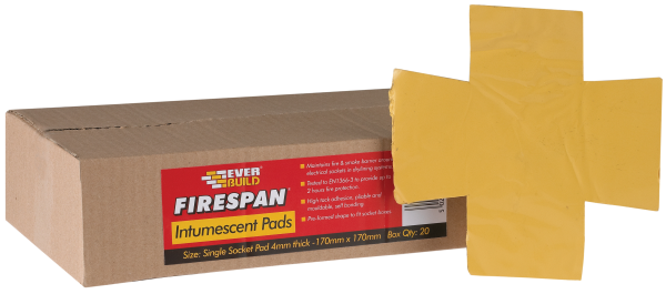Socket Intumescent Layer Intumescent Pad - Single Socket | Fixmart