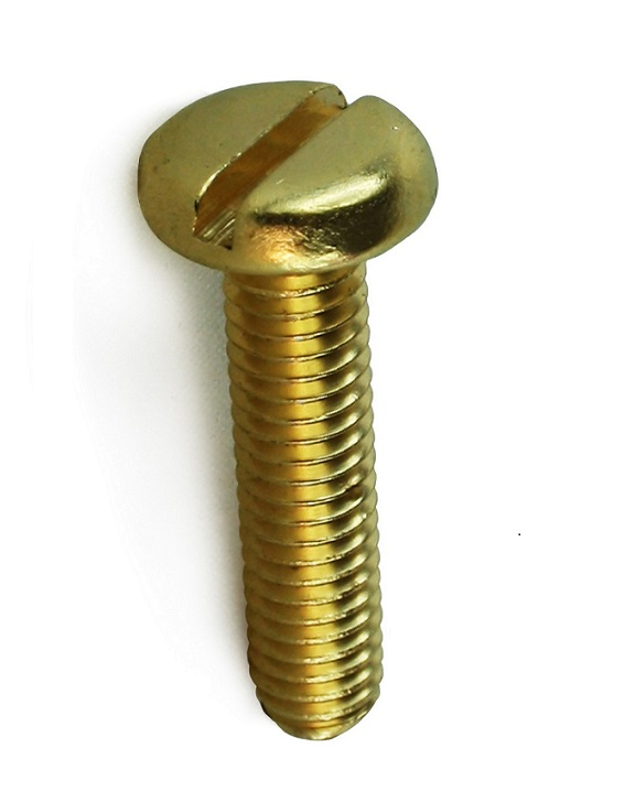 Brass Pan Head Slotted Machine Screws | Fixmart