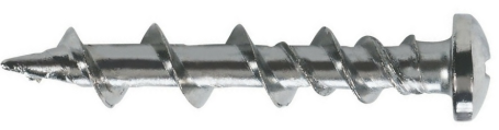 Powers Wall Dog 02314 Oval Head Drywall Anchors - 1/4" X 1-1/4" Phillips Steel, 250 Pack