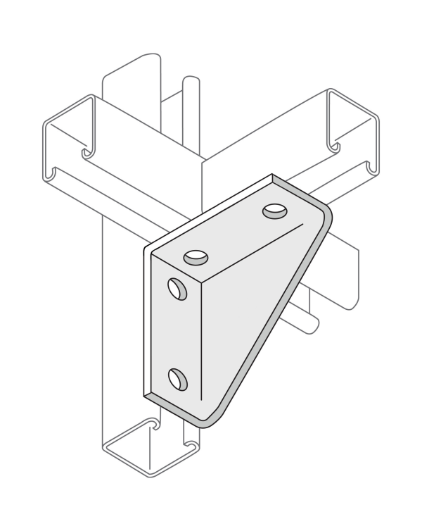 Gusseted Bracing Bracket Fixmart