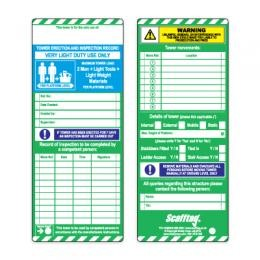 Scafftag Towertag Inspection Inserts | Fixmart