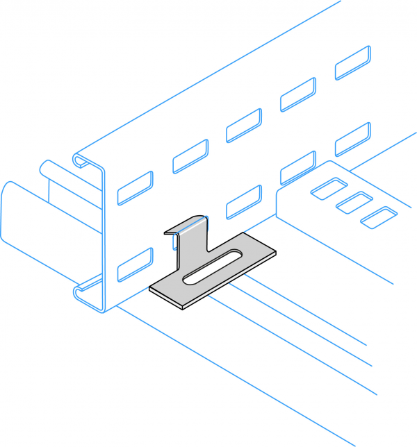 Unistrut Cable Ladder Hold Down Clips Fixmart