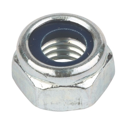 BZP Nylon Insert Lock Nuts Fixmart