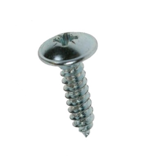 BZP Zinc Plated Self-Tapping Pozi Flange Screws various sizes 